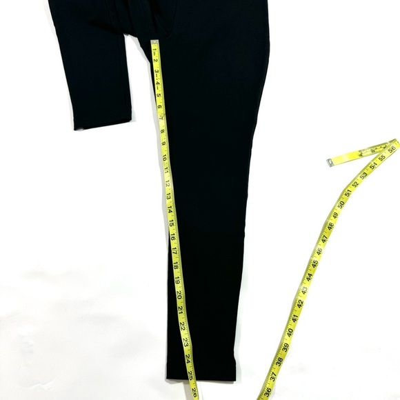 Lysse Cotton Blend Stretch Leggings Black Size Medium Crop - Picture 8 of 8